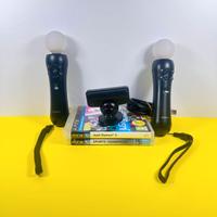 Lotto di due PSmove e Ps Camera e due giochi