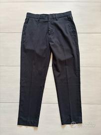 Pantaloni eleganti uomo taglia EUR 40 neri chino