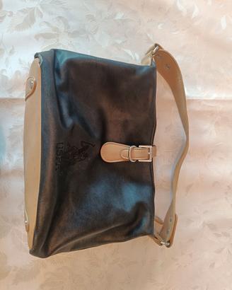 borsa da donna blu con manico c