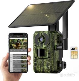 Fototrappola solare con SIM 4G Infrarossi