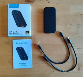 Hub / Switch 4K 60Hz 2 PC 1 Monitor - Nuovo