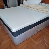 Letto contenitore e Materasso 190x160 EMMA