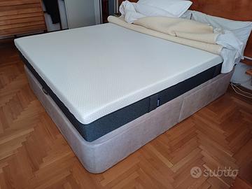 Letto contenitore e Materasso 190x160 EMMA