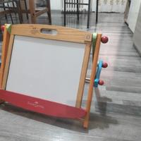 lavagna bambini bifacciale per gessetti, marker,