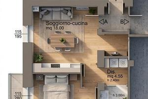 PE 142 Appartamento bilocale ristrutturato