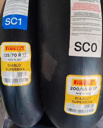 Pirelli Diablo Slick SC1 125/70 SC0 200/55