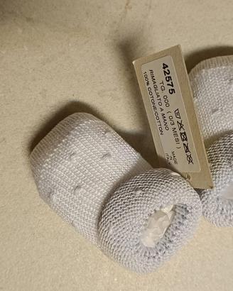Scarpine neonato 100% cotone