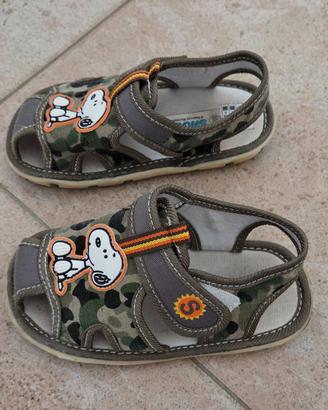 Sandali bambino Snoopy taglia 28