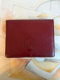 Cartier Borsello da uomo Bordeaux