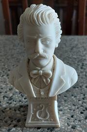 Busto J. Strauss in polvere Alabastro Bianco 15 cm