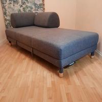 divano letto 1 piazza con doghe in legno