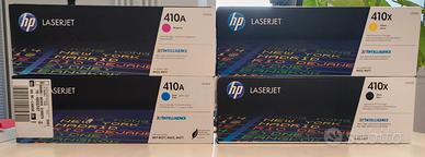 Set 4 Toner Originali HP 410A/X Nuovi e Sigillati