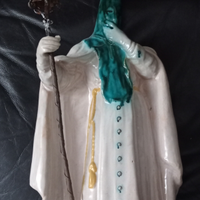 Antica Statua ceramica membro della confraternita