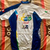 Maglia da ciclismo Mondiale Varese 2008 firmata