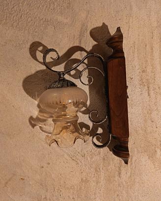 applique e lampadario vintage