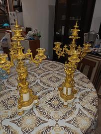 Coppia di Candelabri stile XIX secolo 