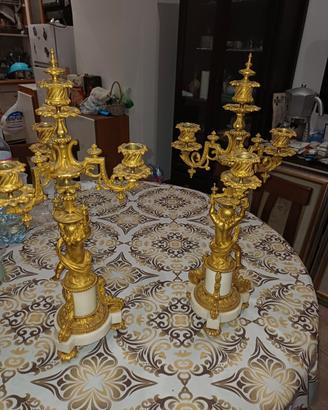Coppia di Candelabri stile XIX secolo 