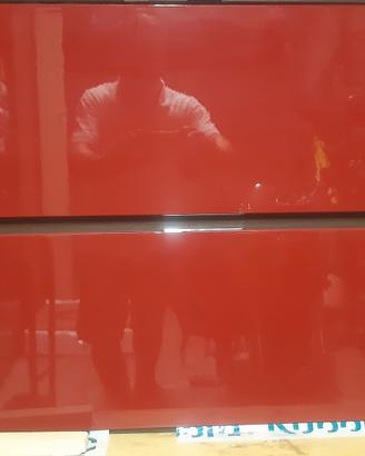 Mobile pensile rosso bordeaux- wengé