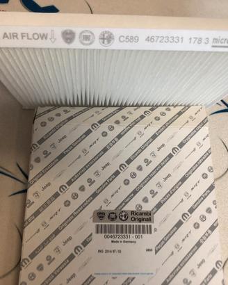 46723331 FILTRO ABITACOLO FIAT IDEA PUNTO/ DOBLO/ 