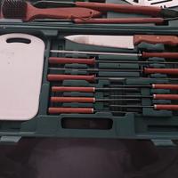 Set completo posate inox da barbecue