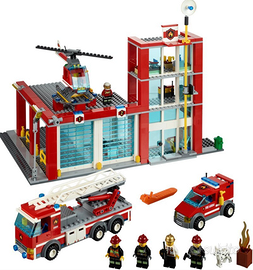 Lego City 60004 - Caserma dei Pompieri