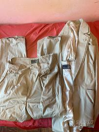 Abito Completo Uomo Vintage John Baker -100% Coton