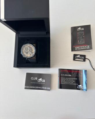 Cronografo Lotus nero