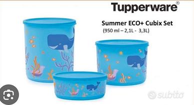 Set 3 contenitori Tupperware