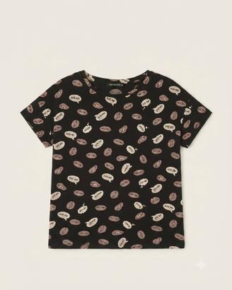 t-shirt nera donna