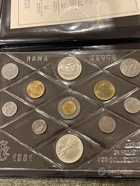 Serie Divisionale repubblica 1991 con 2 argenti