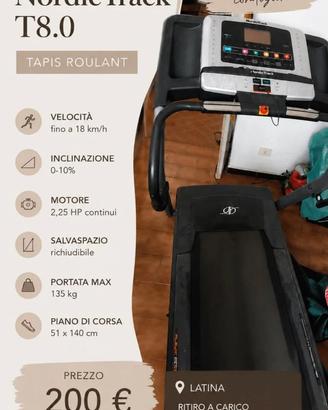 Tapis roulant professionale