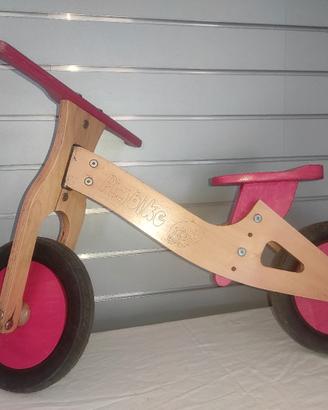 Bicicletta in legno 