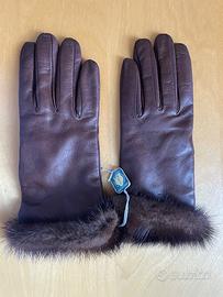 Guanti Vintage Donna VICTORIA Pelle e Pelliccia