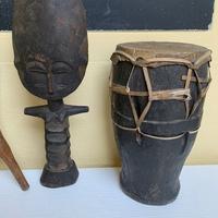 coppia di oggetti africani anni 70