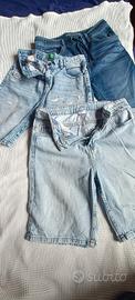 Tre shorts jeans bambino