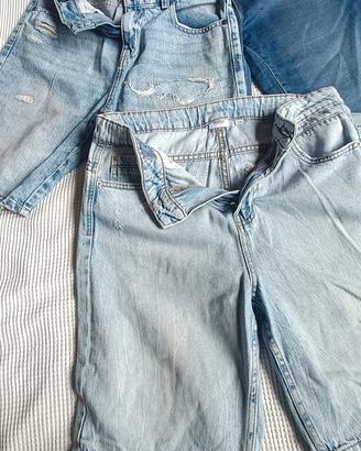 Tre shorts jeans bambino