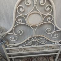 Testata letto singolo ferri battuto 