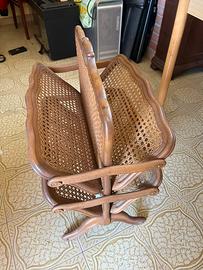 Portariviste in legno vintage