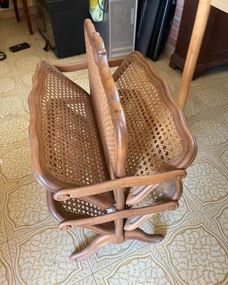 Portariviste in legno vintage