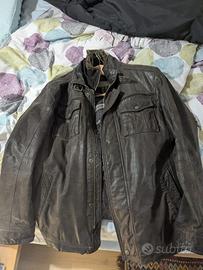 Giacca in vera pelle Projects & People stile biker