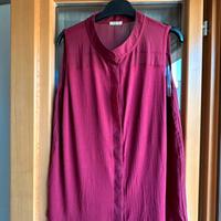 Bluse Canotta smanicata borgogna, Intimissimi, M