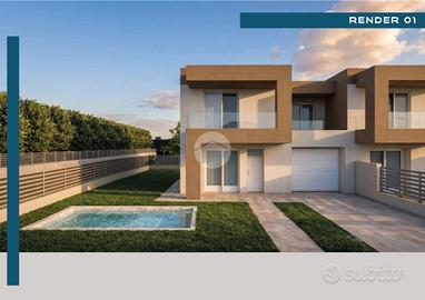 VILLA A SCHIERA A CASTELCOVATI