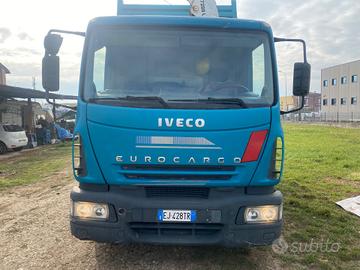 Iveco Eurocargo 120E18 gru e ribaltabile
