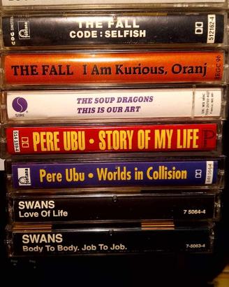 CASSETTE SWANS THE FALL PERE UBU BUTTHOLE SURFERS