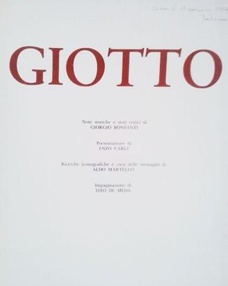 libro GIOTTO...