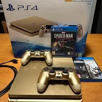 Playstation 4 Slim (Gold) 500GB + 2 dualshock