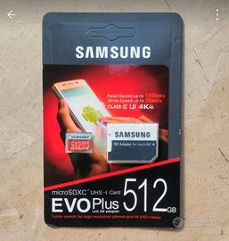 Samsung memorie EVO plus scheda microSD da 512 gb