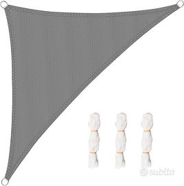Tenda ombreggiante a vela triangolare 5x5x7 metri