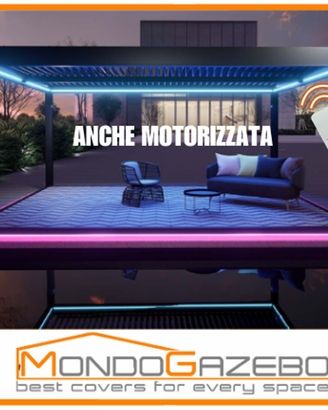 Pergola Bioclimatica manuale o motorizzata sensore