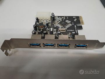 Controller pci-e / 4 porte USB 3.0 logilink pc0057